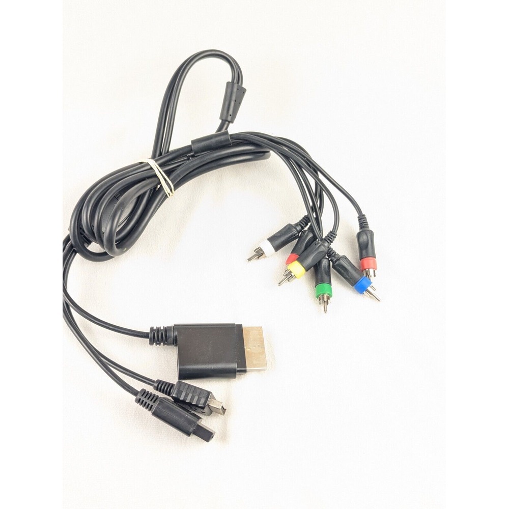5 in 1 AV Component Audio Video Cable HD  Nintendo Wii,‎ Sony PS3 PS2 PS1, Xbox